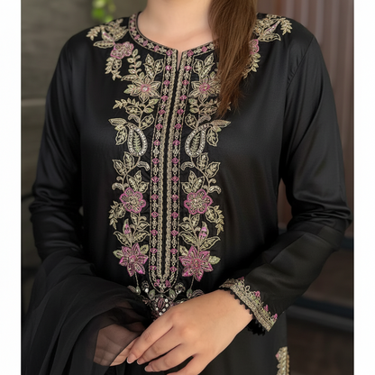 BLACK FARSHI SHALWAR