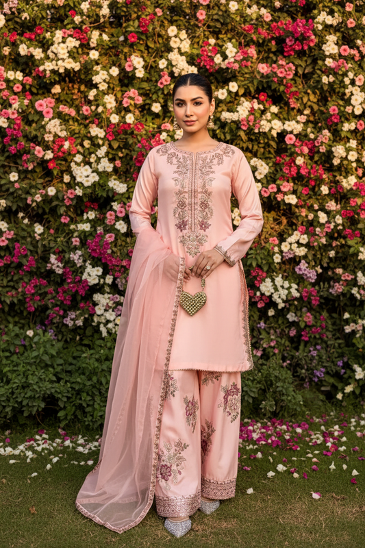 Pink Farshi Shalwar